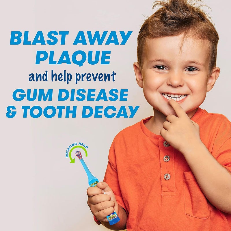 Firefly Sonic The Hedgehog Toothbrush, Ages 3+ | Premium Soft Bristles | Anti-Slip Grip | 3D Hygienic Cover | Pack of 2 - Image 3